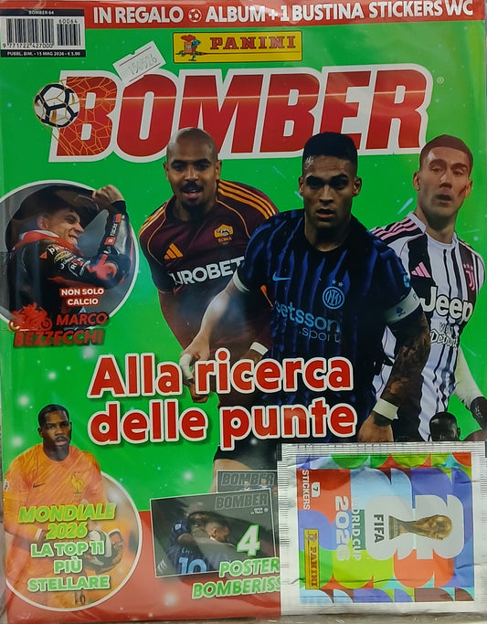 BOMBER N.64 + ALBUM E BUSTINA CAMPIONATI MONDIALI - MAGGIO 2026