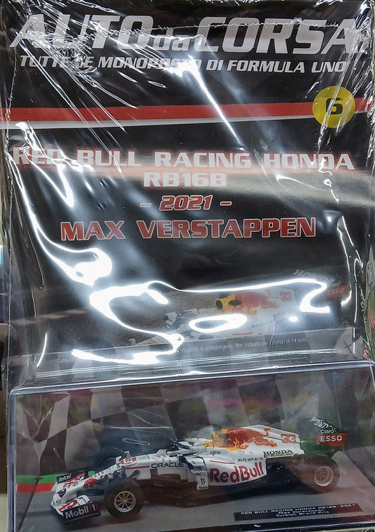 AUTO DA CORSA VOL.6 - RED BULL RACING HONDA RB16B - 2021 - MAX VERSTAPPEN - SCALA 1:43