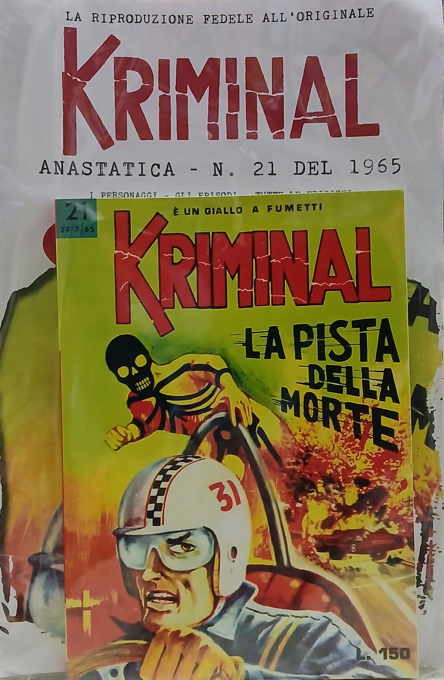 KRIMINAL ANASTATICA VOL. 21 - LA PISTA DELLA MORTE