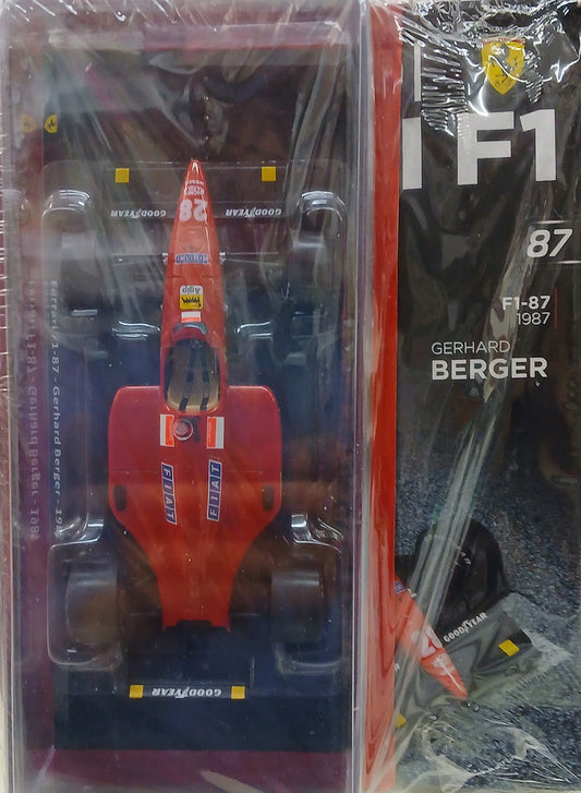 LE GRANDI FERRARI F1 VOL. 87 - F1-87 1987 - GERHARD BERGER - scala 1:24