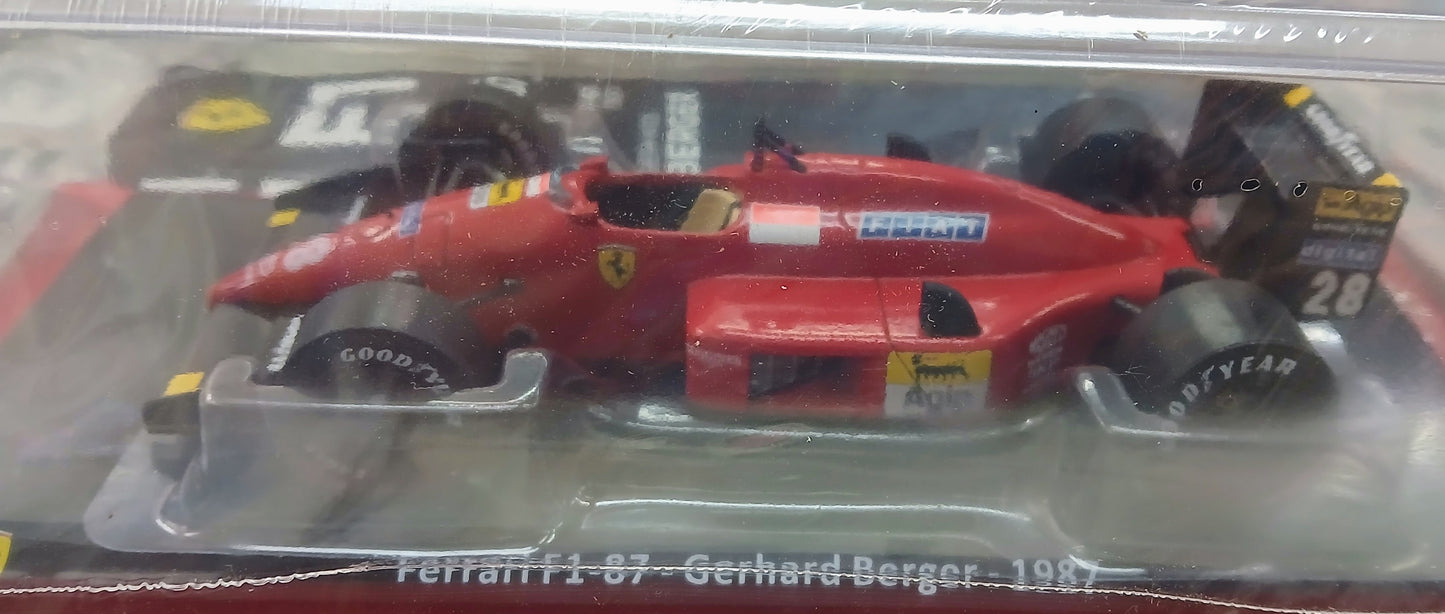 LE GRANDI FERRARI F1 VOL. 87 - F1-87 1987 - GERHARD BERGER - scala 1:24