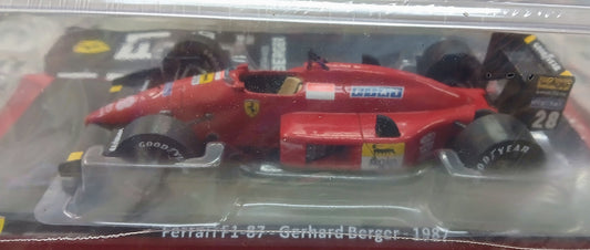 LE GRANDI FERRARI F1 VOL. 87 - F1-87 1987 - GERHARD BERGER - scala 1:24