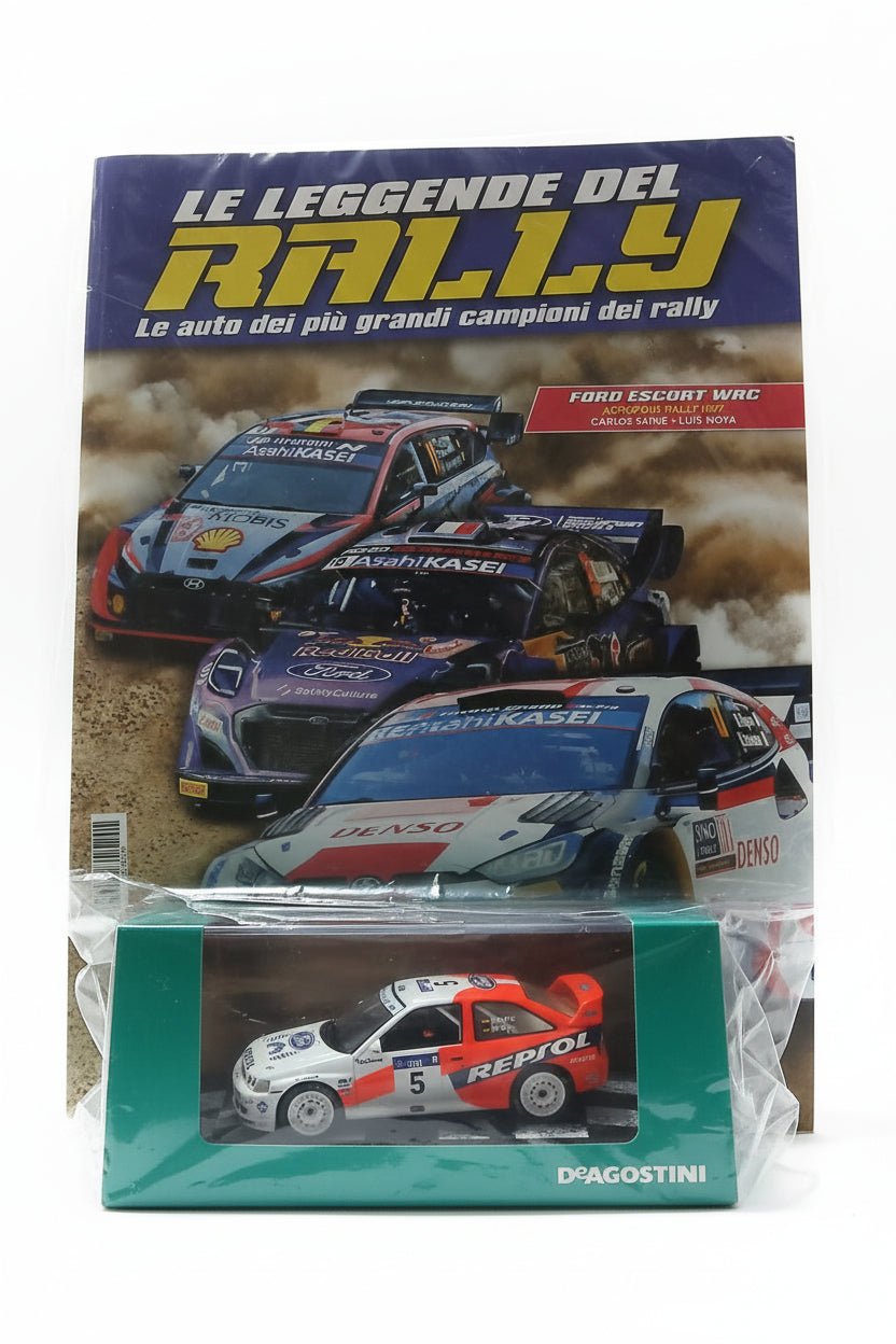 LE LEGGENDE DEL RALLY VOL. 46 - FORD ESCORT WRC - ACROPOLIS RALLY 1997 - CARLOS SAINZ - LUIS MOYA