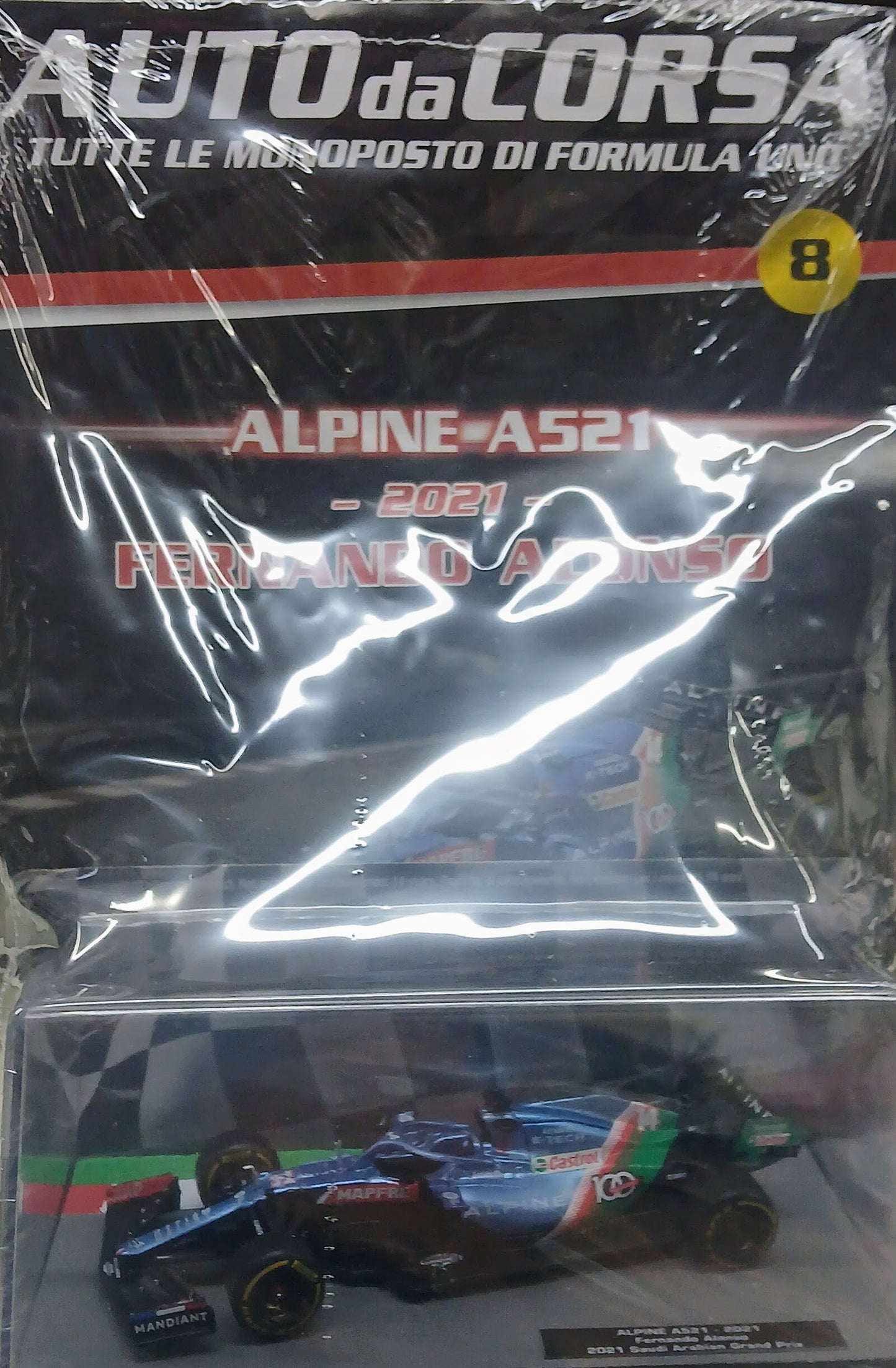 AUTO DA CORSA VOL.8 - ALPINE A521 - FERNANDO ALONSO - 2021 - SCALA 1:43