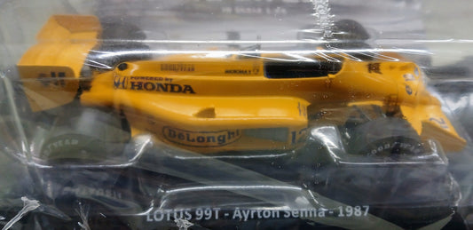 Leggendarie auto da corsa VOL.122 - LOTUS 99T - AYRTON SENNA - 1987 - scala 1:24