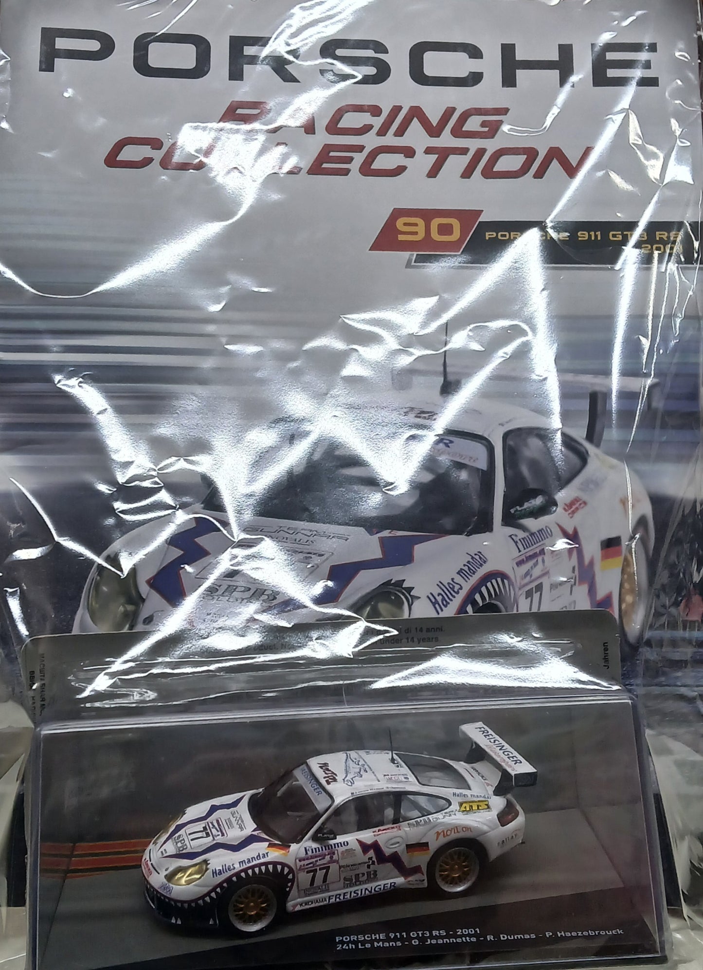 PORSCHE RACING COLLECTION VOL. 90 - PORSCHE 911 GT3 RS 2001 - scala 1:43