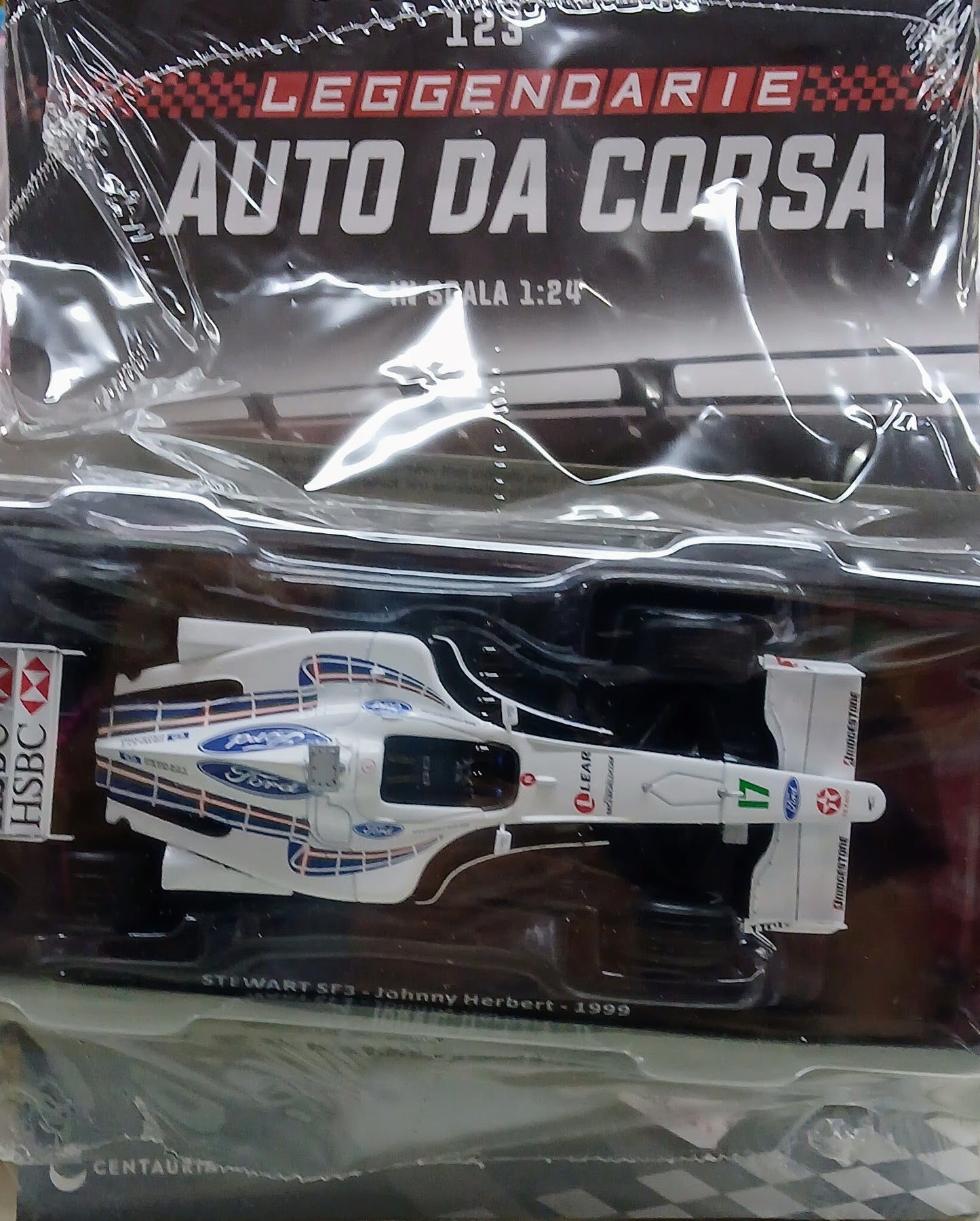 Leggendarie auto da corsa VOL.123 - STEWART SF3 - JOHNNY HERBERT - 1999 - scala 1:24