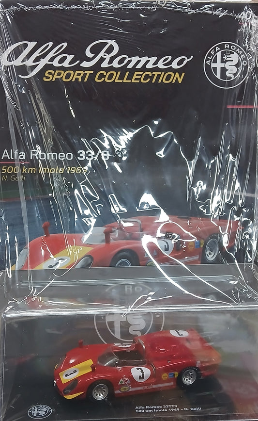 ALFA ROMEO SPORT COLLECTION VOL.40 - ALFA ROMEO 33/3 500 KM IMOLA 1969