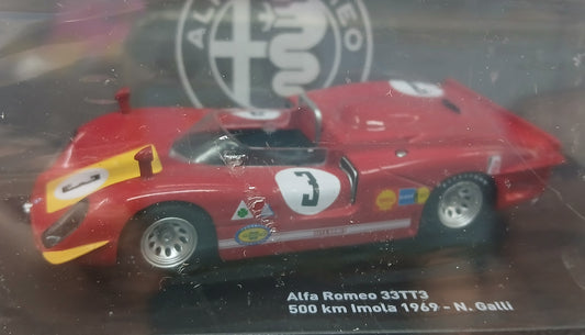 ALFA ROMEO SPORT COLLECTION VOL.40 - ALFA ROMEO 33/3 500 KM IMOLA 1969