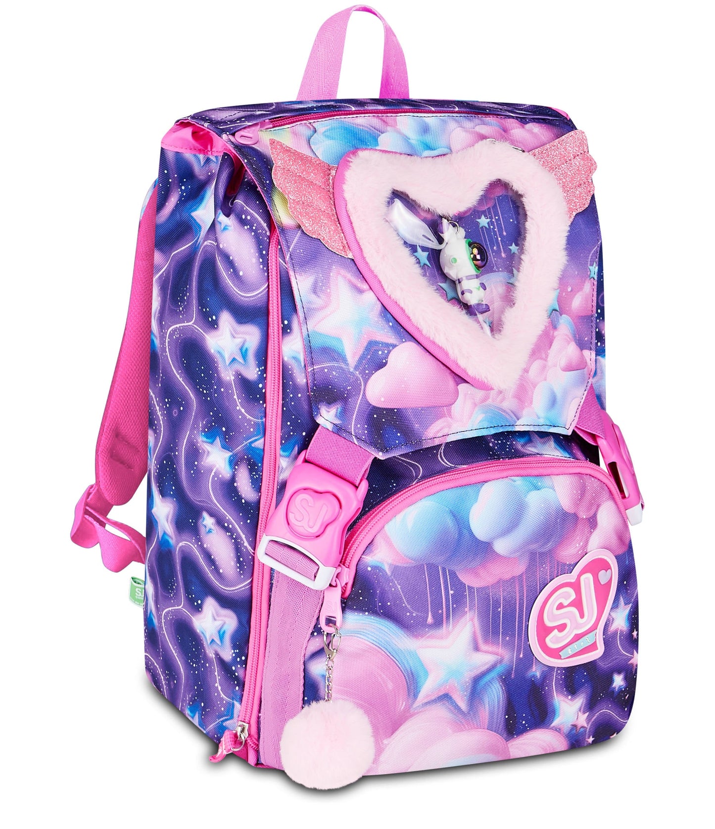 ZAINO ESTENSIBILE BIG - FLUFFY PINK GIRL - SJ GANG