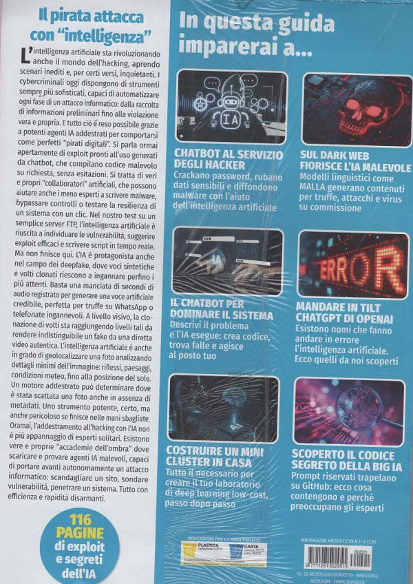 WIN MAGAZINE SPECIALE + DVD - HACKER CON INTELLIGENZA ARTIFICIALE