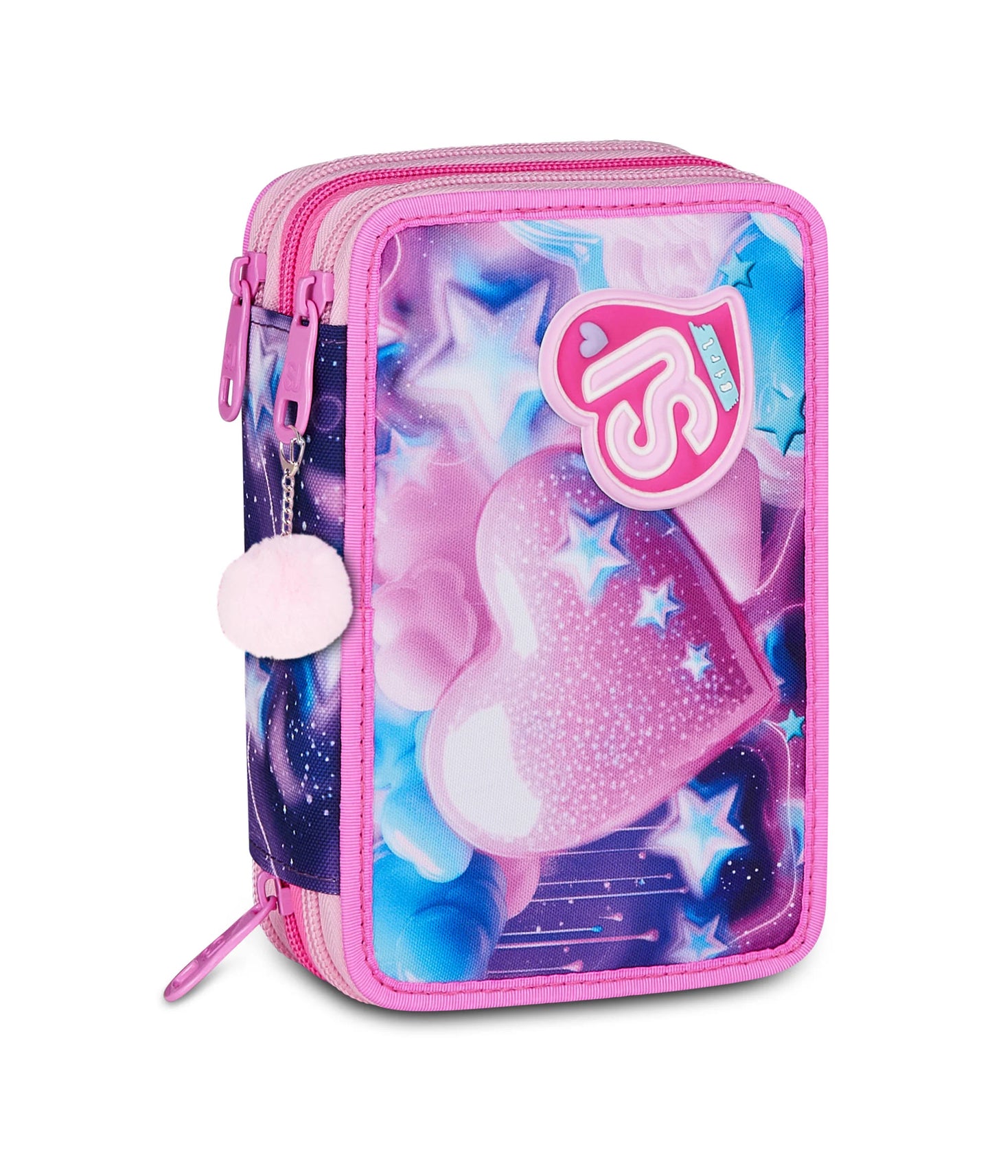 ASTUCCIO 3 ZIP - FLUFFY PINK GIRL - SJ GANG