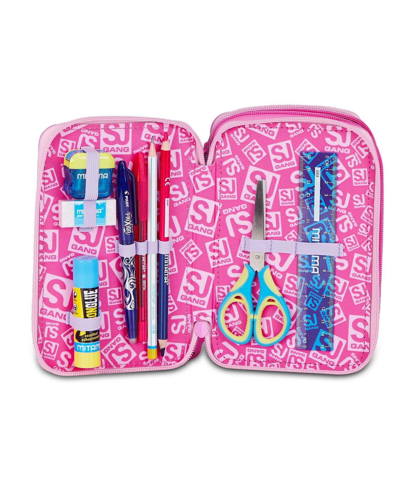 ASTUCCIO 3 ZIP - FLUFFY PINK GIRL - SJ GANG