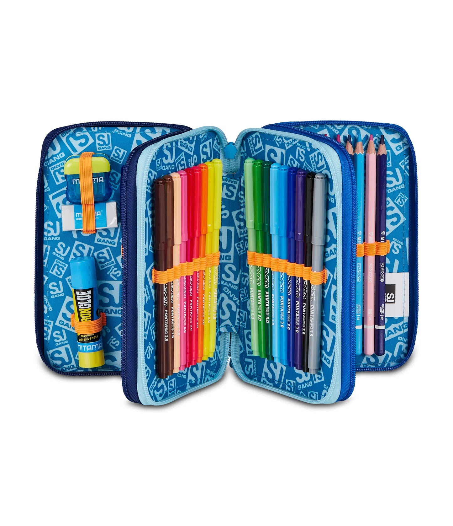 ASTUCCIO 3 ZIP - SPACE LED BOY - SJ GANG