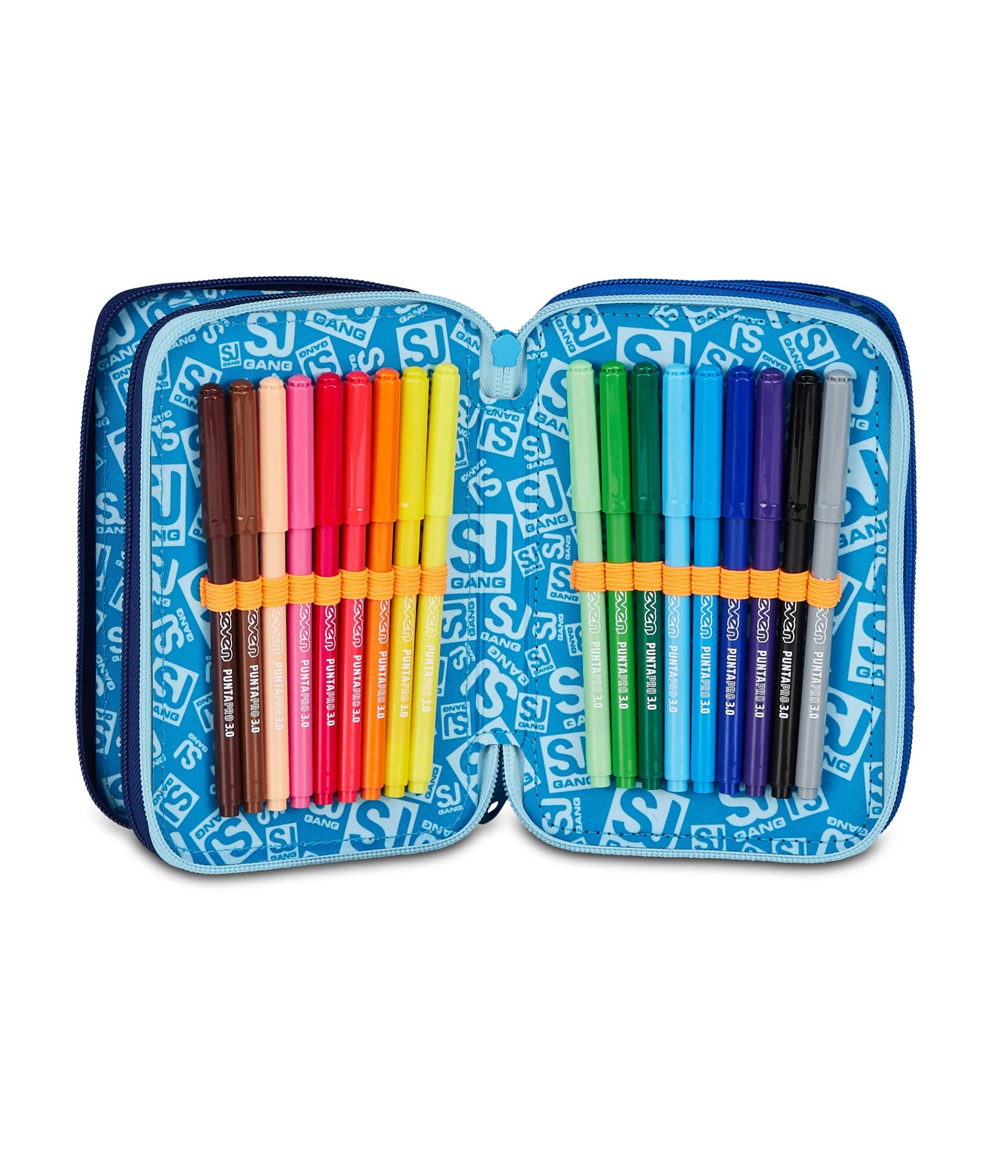 ASTUCCIO 3 ZIP - SPACE LED BOY - SJ GANG