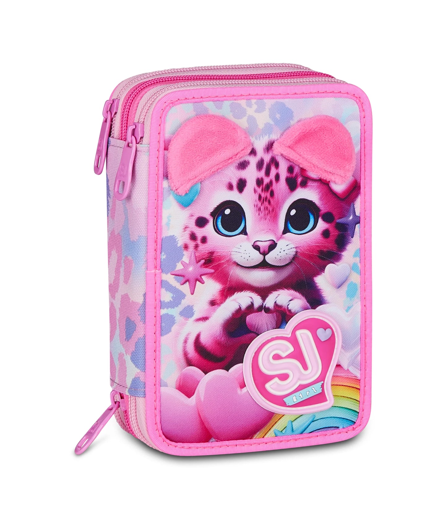 ASTUCCIO 3 ZIP - HEART BUDDY GIRL - SJ GIRL