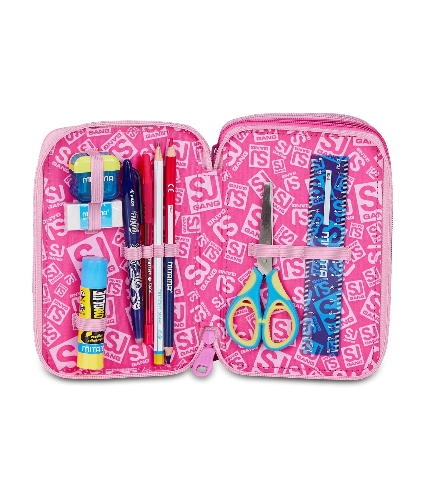 ASTUCCIO 3 ZIP - HEART BUDDY GIRL - SJ GIRL