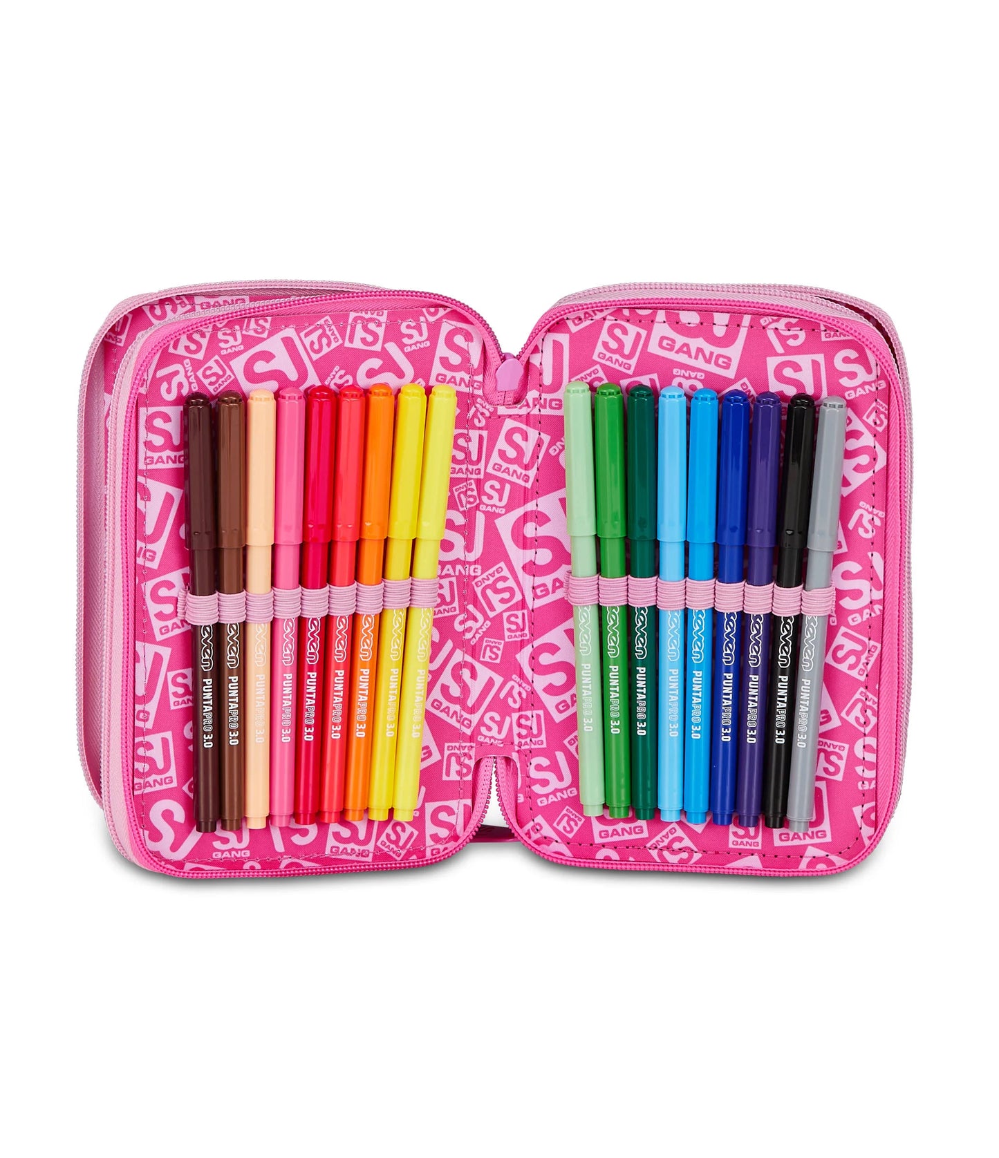 ASTUCCIO 3 ZIP - HEART BUDDY GIRL - SJ GIRL