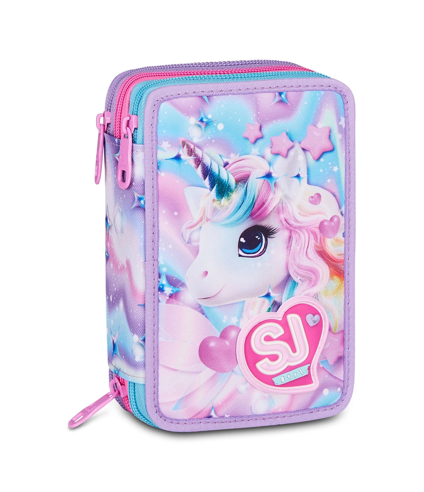 ASTUCCIO 3 ZIP - LED UNICORN GIRL - SJ GIRL
