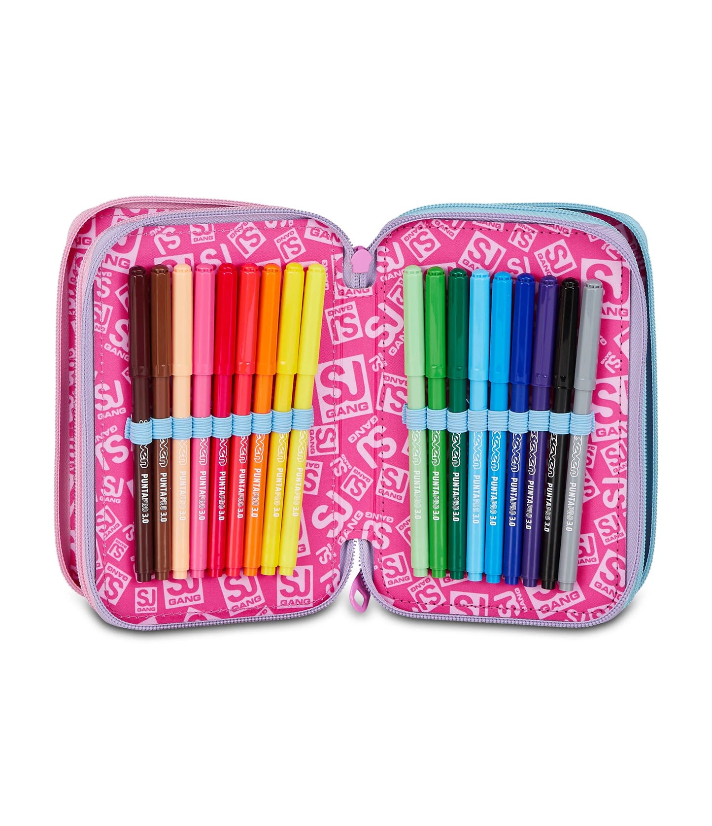 ASTUCCIO 3 ZIP - MAGICAL FANTASY GIRL - SJ GANG