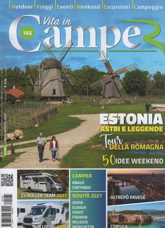 VITA IN CAMPER N.165 - ESTONIA : ASTRI E LEGGENDE - LUGLIO/AGOSTO 2026
