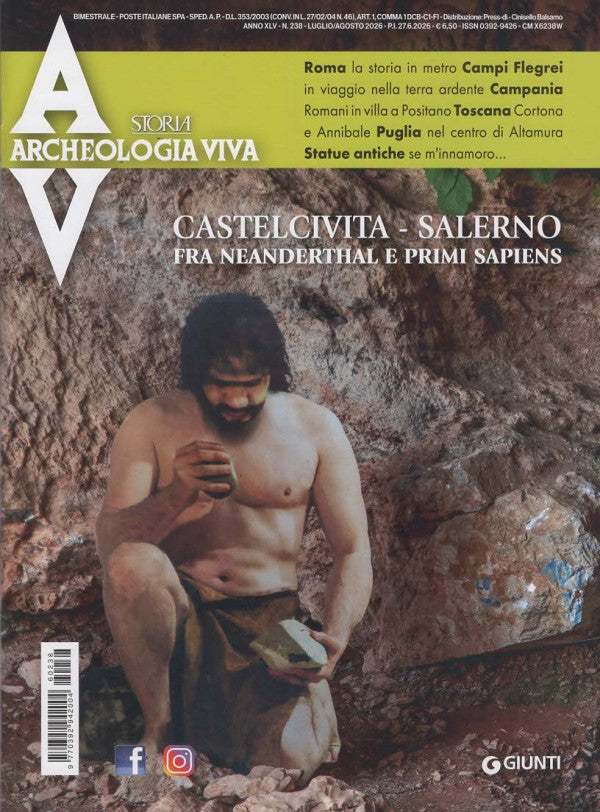 AV - ARCHEOLOGIA VIVA N.238 - CASTELCIVITA - SALERNO - LUGLIO 2026