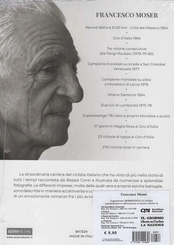 FRANCESCO MOSER - La straordinaria carriera di un campione del ciclismo italiano.