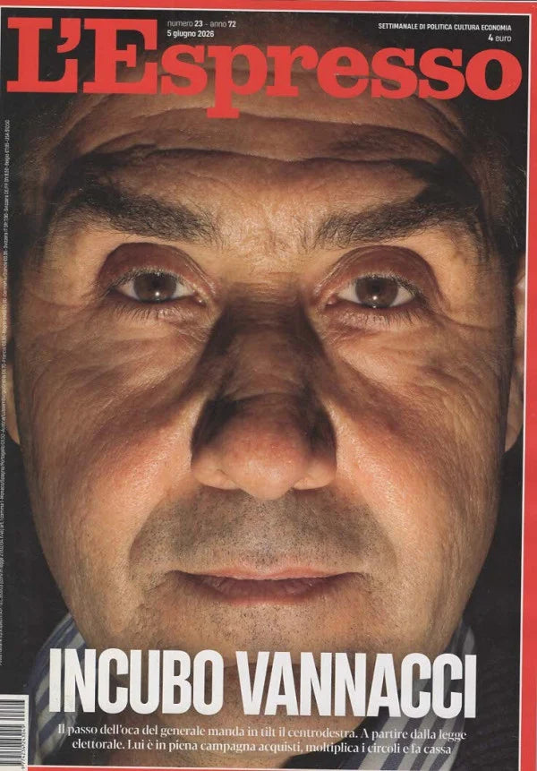 ESPRESSO N.23 ANNO 72 - 6 GIUGNO 2026