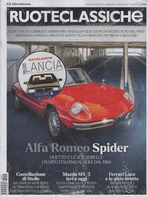 RUOTE CLASSICHE N.451 + 120 ANNI LANCIA - LUGLIO 2026