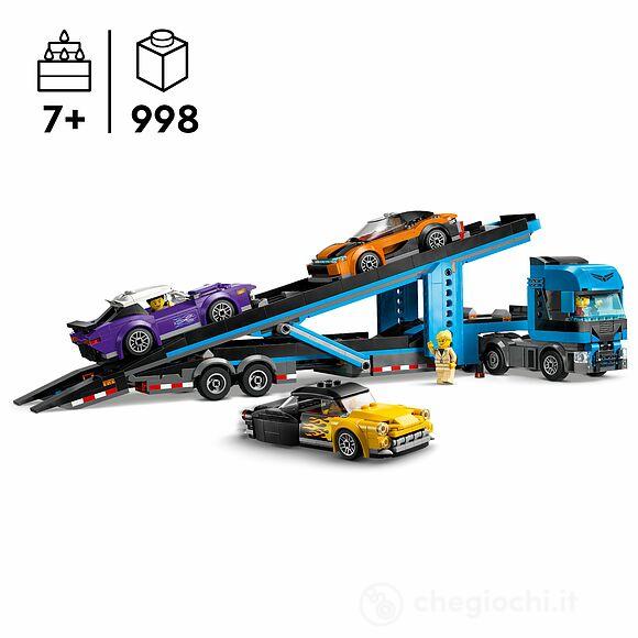 LEGO CITY 60408 -Camion Trasportatore Con Auto Sportive