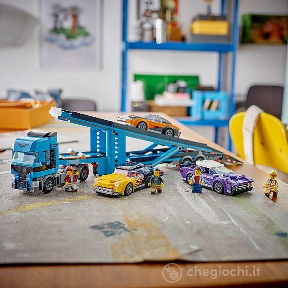 LEGO CITY 60408 -Camion Trasportatore Con Auto Sportive
