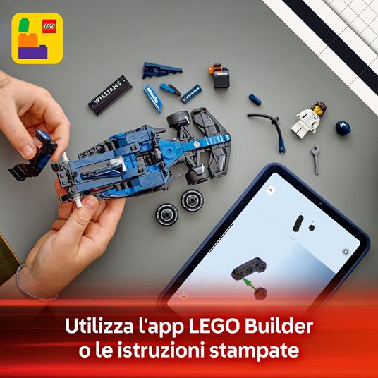 LEGO Speed Champions 77249 - Auto da corsa F1 Williams Racing FW46