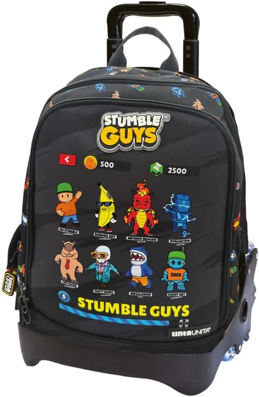 TROLLEY ZAINO DREAM CROSS STUMBLE GUYS CON TROLLEY SGANCIABILE