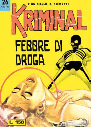 KRIMINAL ANASTATICA VOL. 26 - FEBBRE DI DROGA