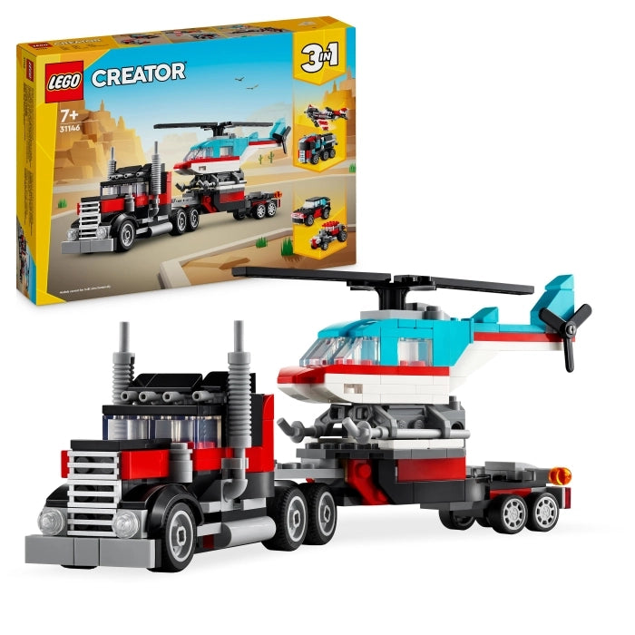 Lego Creator 31146 - AUTOCARRO CON ELICOTTERO