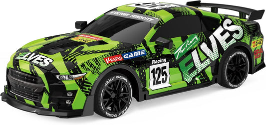 RE-EL TOYS art. 2436 Flash Racer Auto Sportiva radiocomandata Sc.1:16 - Lunghezza 27 cm. Colore Verde