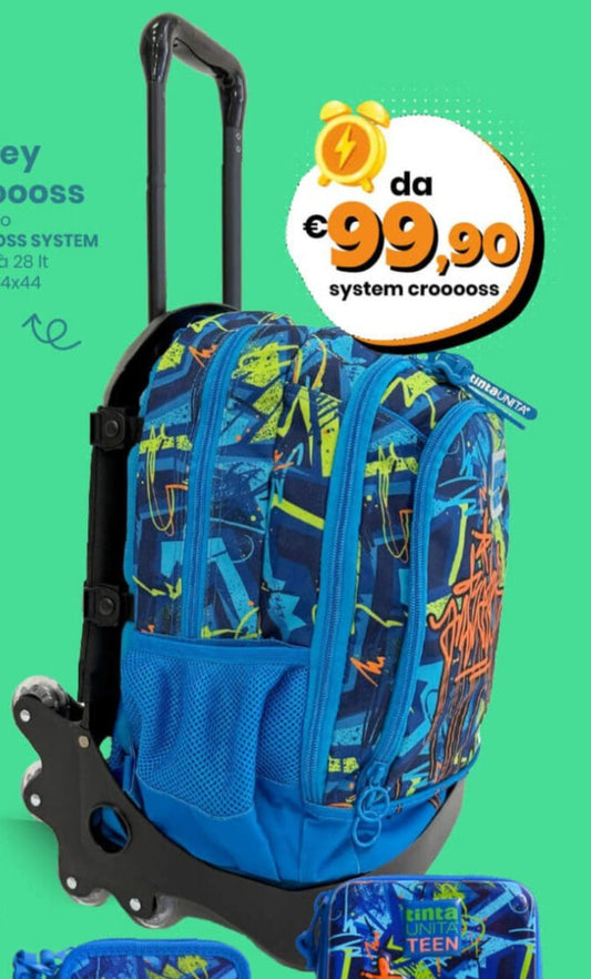 TROLLEY DREAM AGGANCIO CROOOOSS SYSTEM TINTA UNITA TEEN BOY
