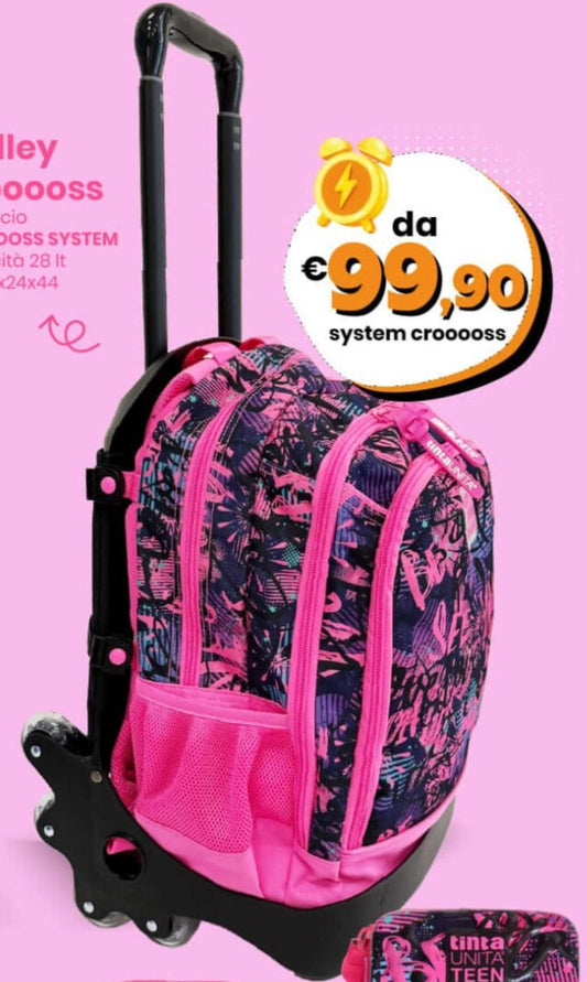 TROLLEY DREAM AGGANCIO CROOOOSS SYSTEM TINTA UNITA TEEN GIRL