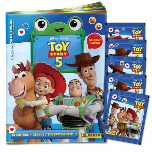 STARTER PACK TOY STORY 5 - STICKER ALBUM + 5 BUSTINE - PANINI