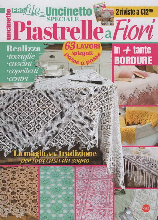 PROFILO UNCINETTO SPECIAL - PIASTRELLE A FIORI - LUGLIO/AGOSTO 2026