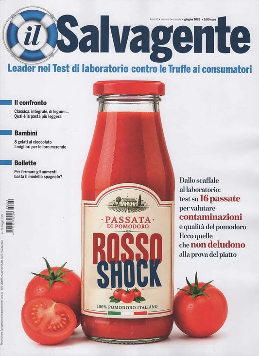 Il Salvagente - Rosso Shock - GIUGNO 2026