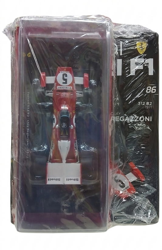 LE GRANDI FERRARI F1 VOL.86 - 312 B2 1971 - CLAY REGAZZONI - scala 1:24
