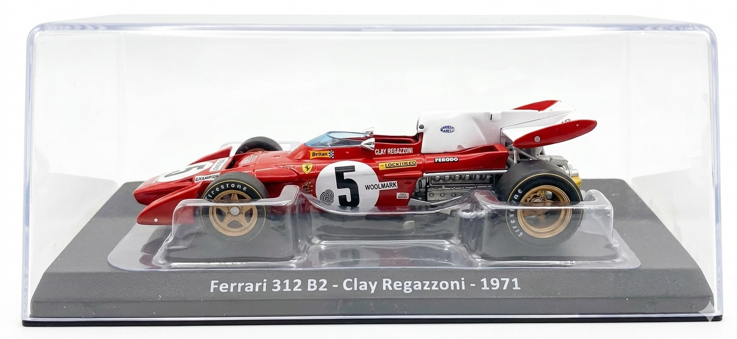 LE GRANDI FERRARI F1 VOL.86 - 312 B2 1971 - CLAY REGAZZONI - scala 1:24