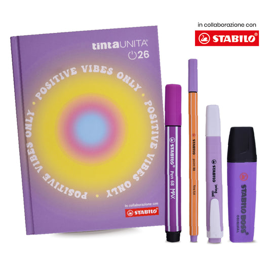 DIARIO TINTA UNITA STABILO 2026 + ACCESSORI