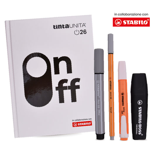 DIARIO TINTA UNITA STABILO 2026 + ACCESSORI