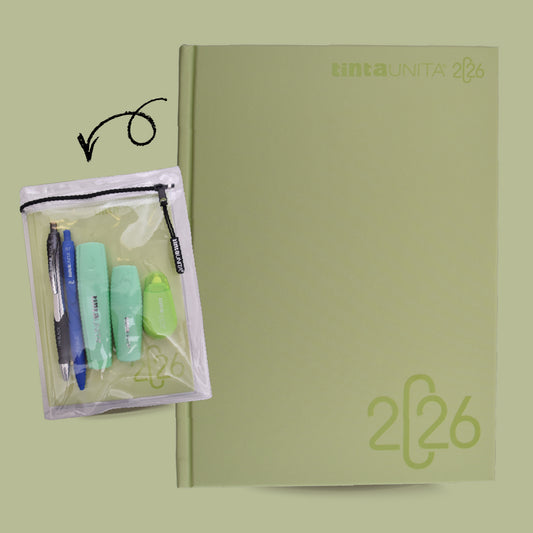 DIARIO TINTA UNITA 2026 + ACCESSORI