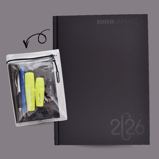 DIARIO TINTA UNITA 2026 + ACCESSORI