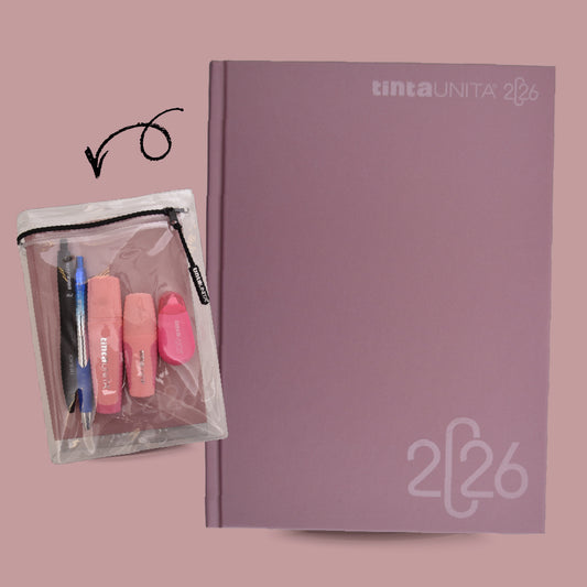 DIARIO TINTA UNITA 2026 + ACCESSORI