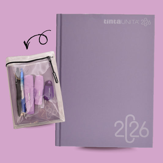 DIARIO TINTA UNITA 2026 + ACCESSORI