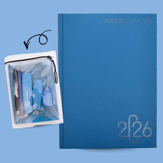 DIARIO TINTA UNITA 2026 + ACCESSORI